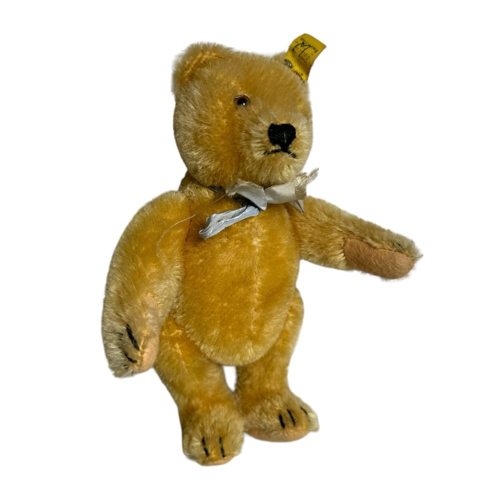 Vintage Steiff Bear Original Teddy Bear Brown Made In Western Germany